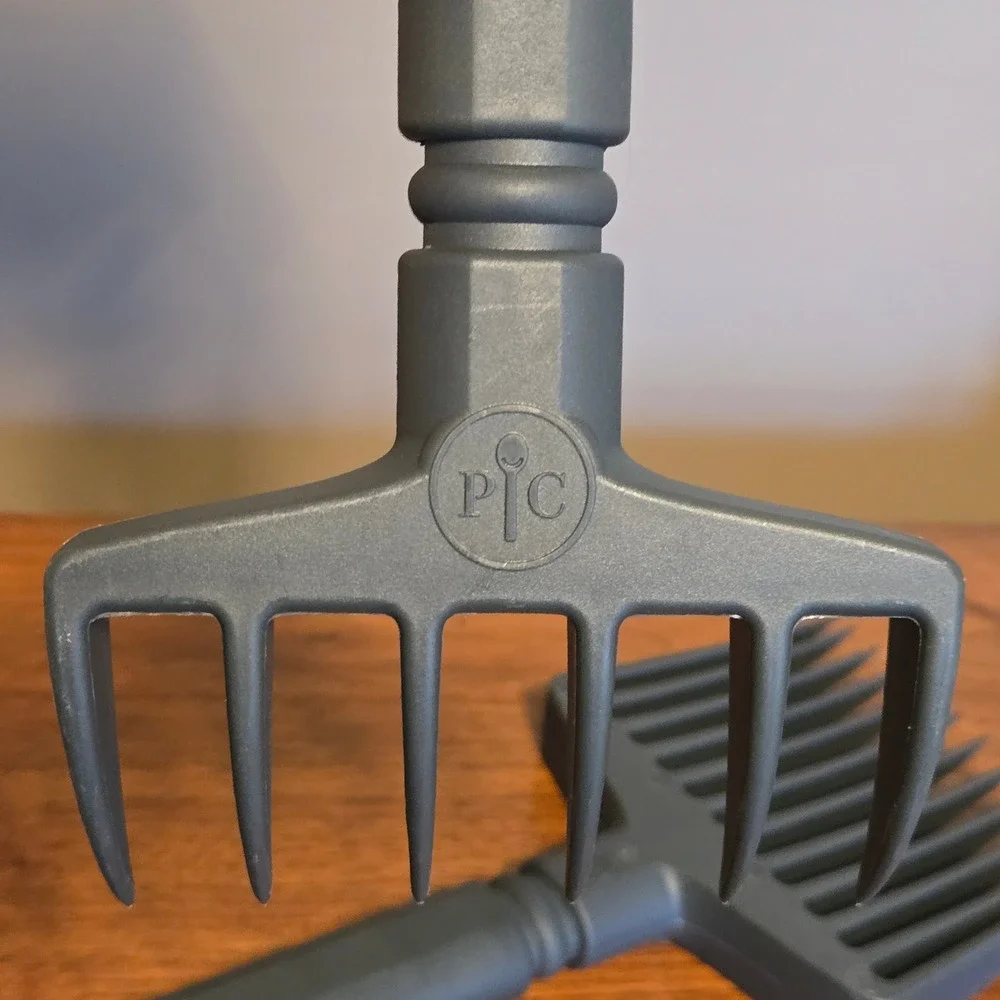 Pampered Chef Quick Shred Meat Claws Grey Nylon‎ BBQ Shredding Tools 2704
